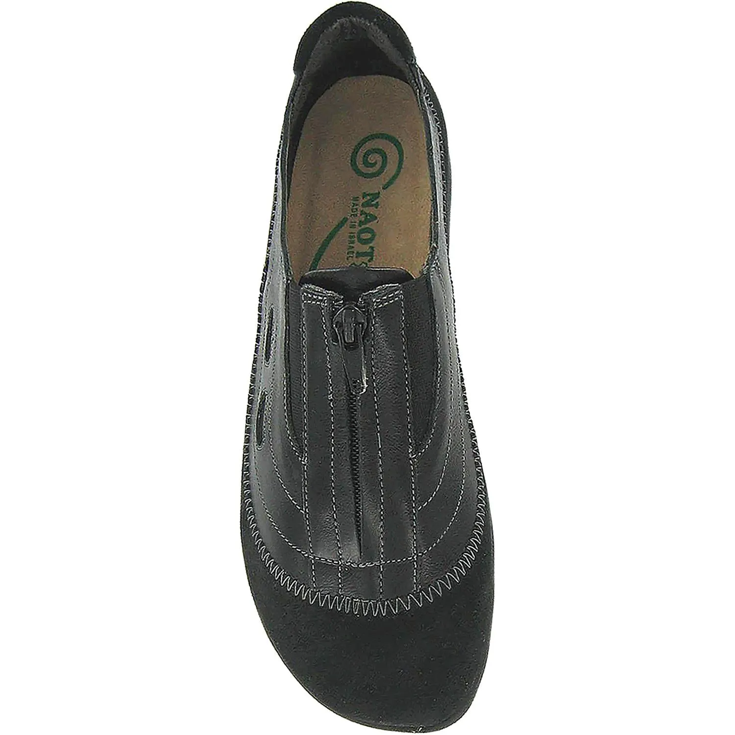 Women's Naot Megumi Black Madras Leather