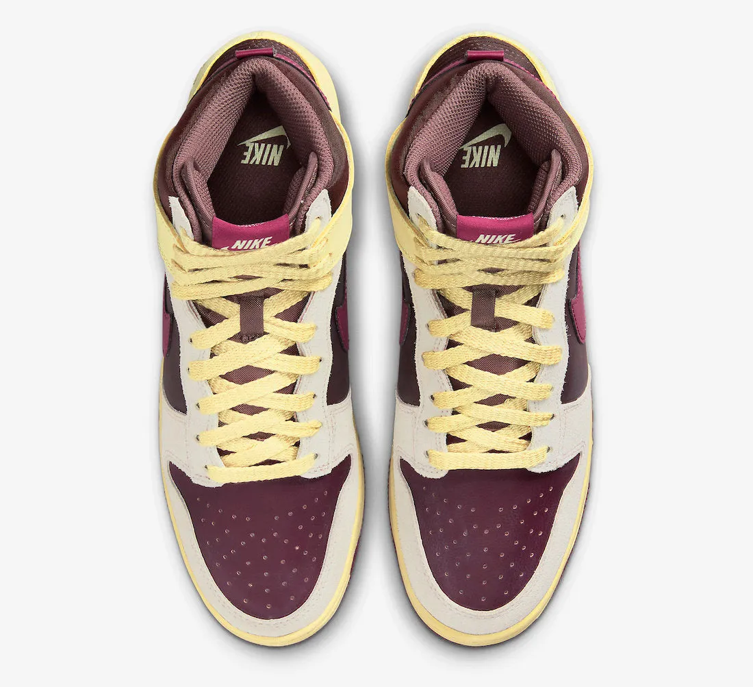 Women's Nike Dunk High 1985 Alabaster Rosewood Earth FD0794-700