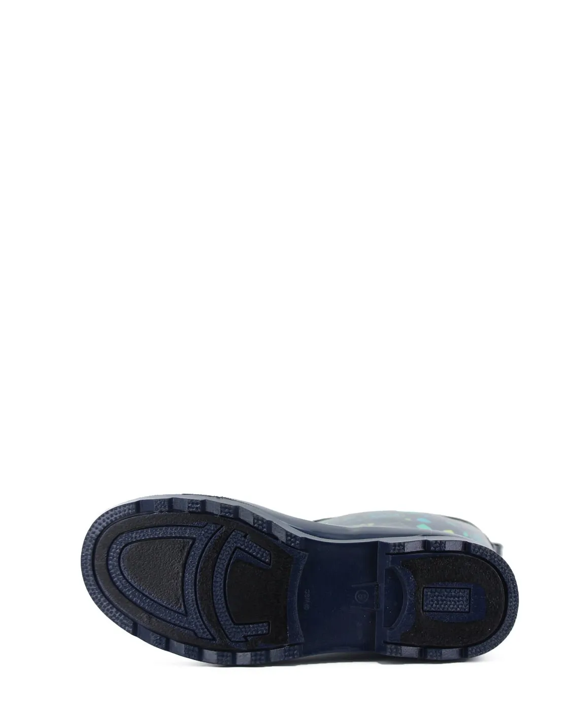 Women's Pouring Paisley Tall Rain Boot - Navy