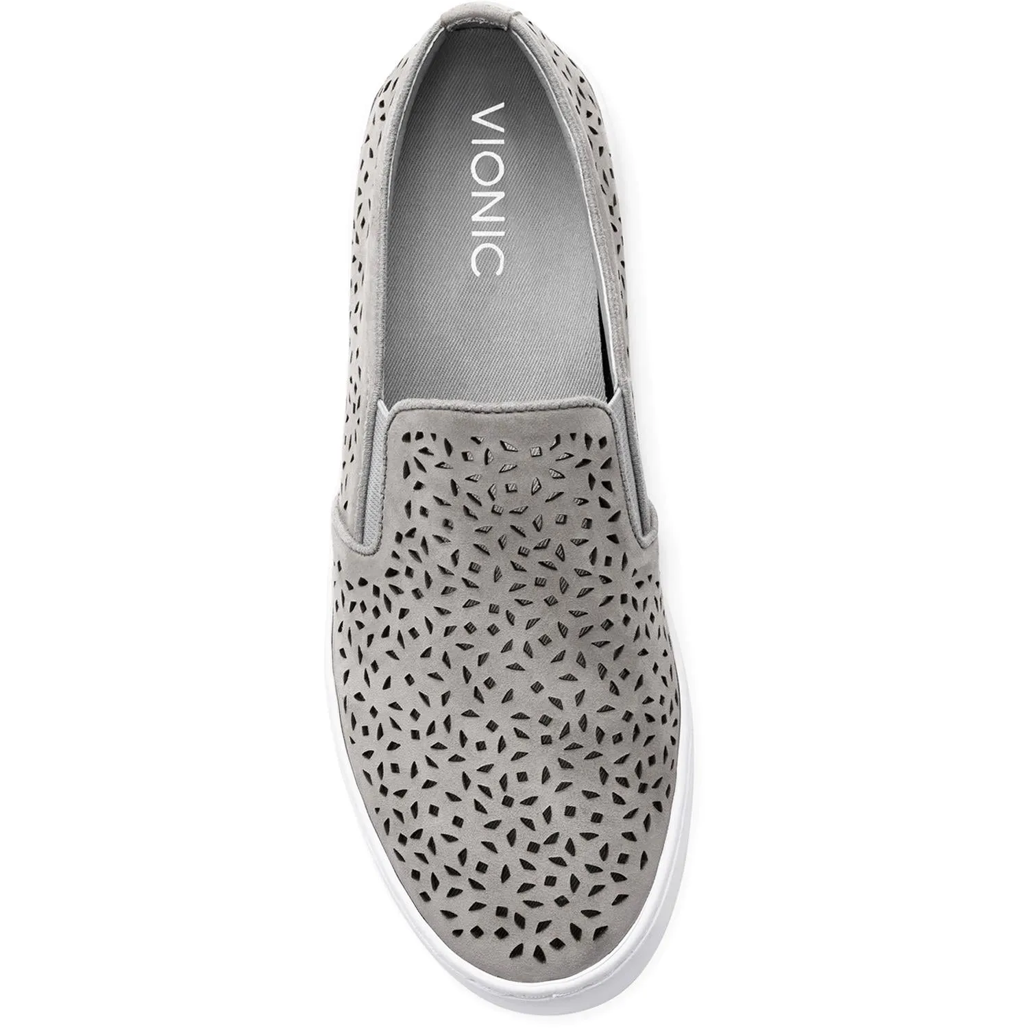 Women's Vionic Midi Perf Grey Leather