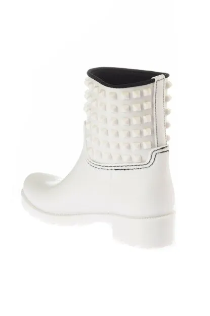 Women's White Rain Boots