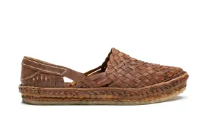 Woven Shoe in Walnut